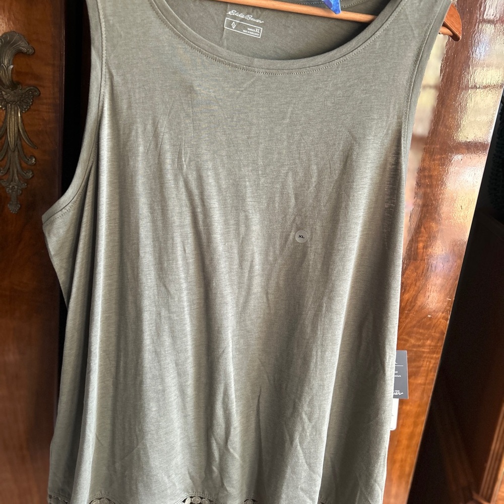 Eddie Bauer Sage Green Tank Top